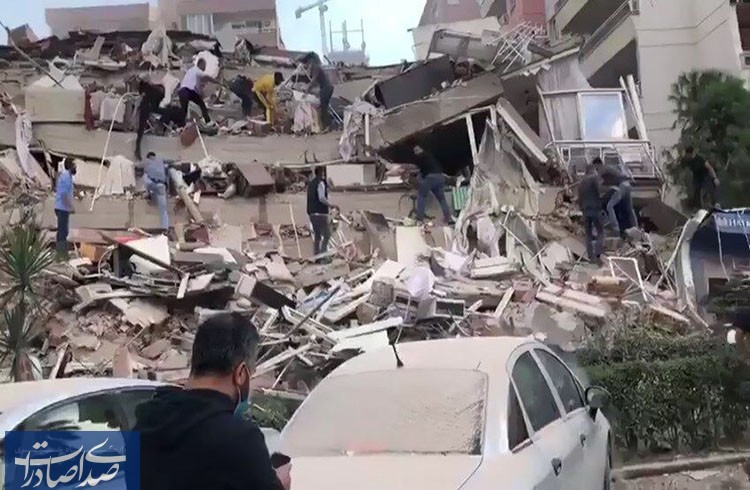 لحظه‌ای وحشتناک از وقوع دومین زلزله ۷ ریشتری ترکیه